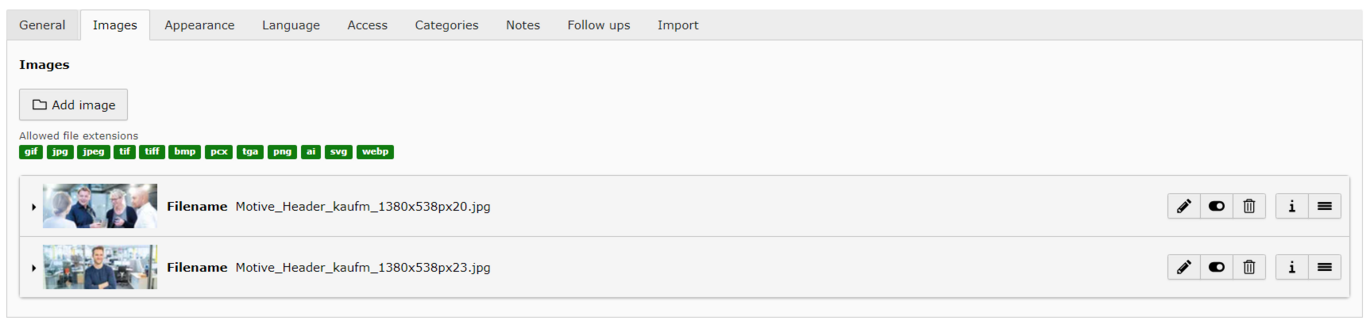 Aco Image Slider Add Images Multiple