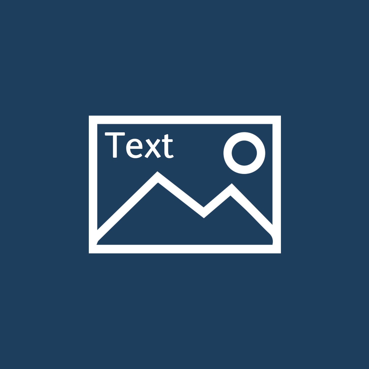 Avoid text on images